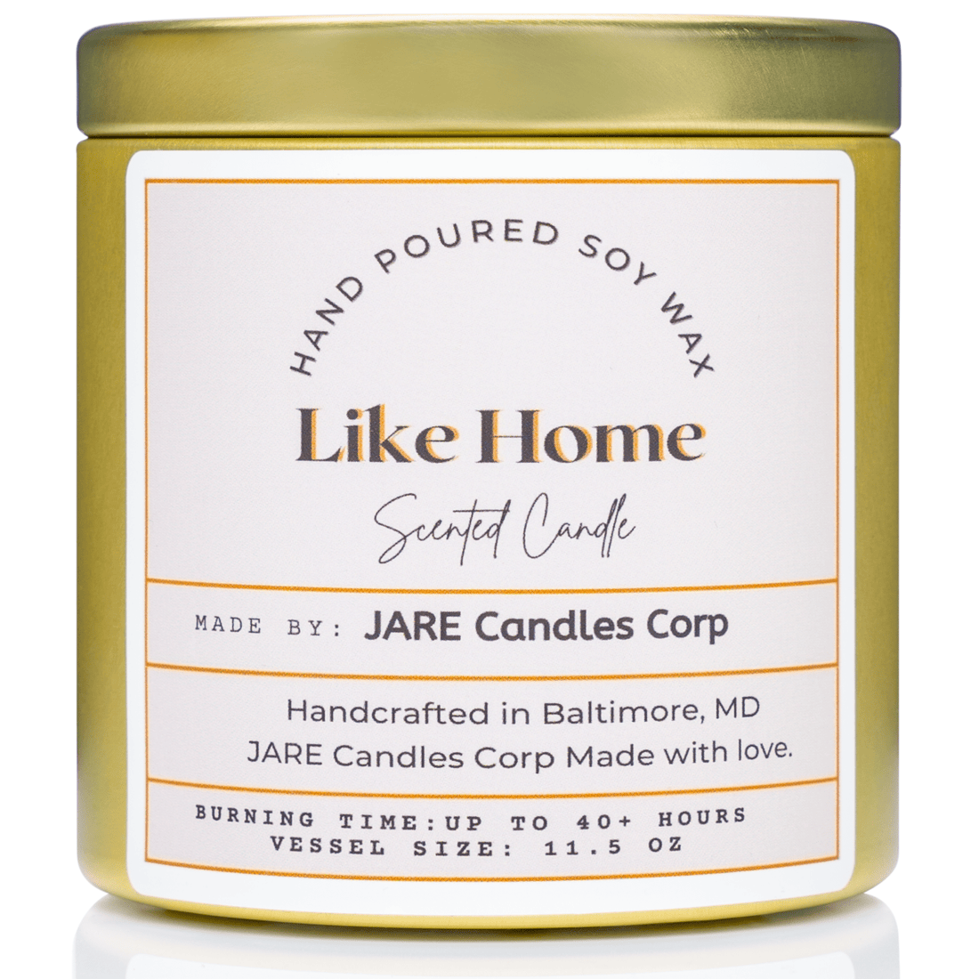 Like Home - Fresh Pine, Green Fir - Soy Wax Scented Candle - JARE CANDLES