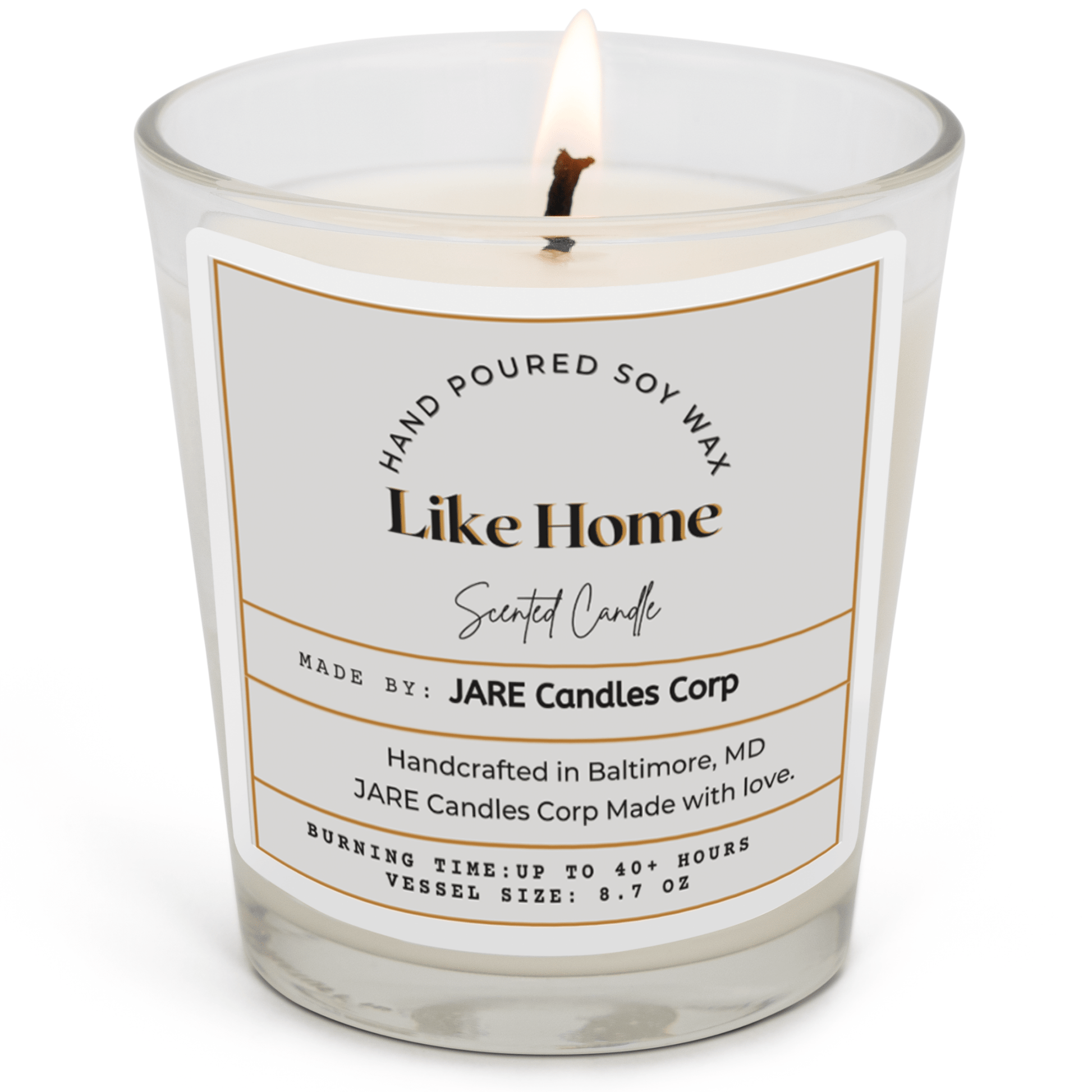 Like Home - Fresh Pine, Green Fir - Soy Wax Scented Candle - JARE CANDLES