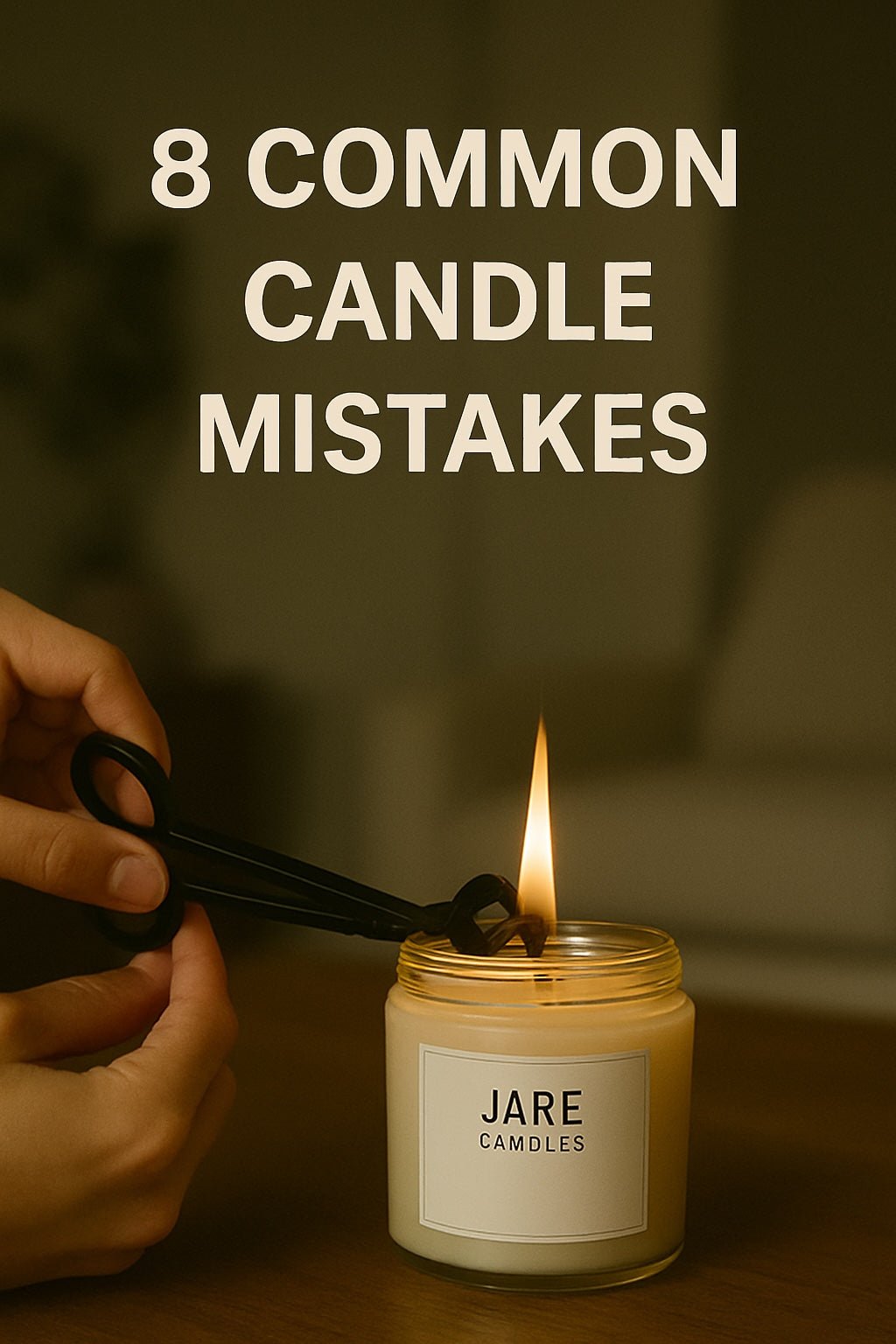 8 Common Candle Mistakes You’re Probably Making (And How to Fix Them) - JARE CANDLES