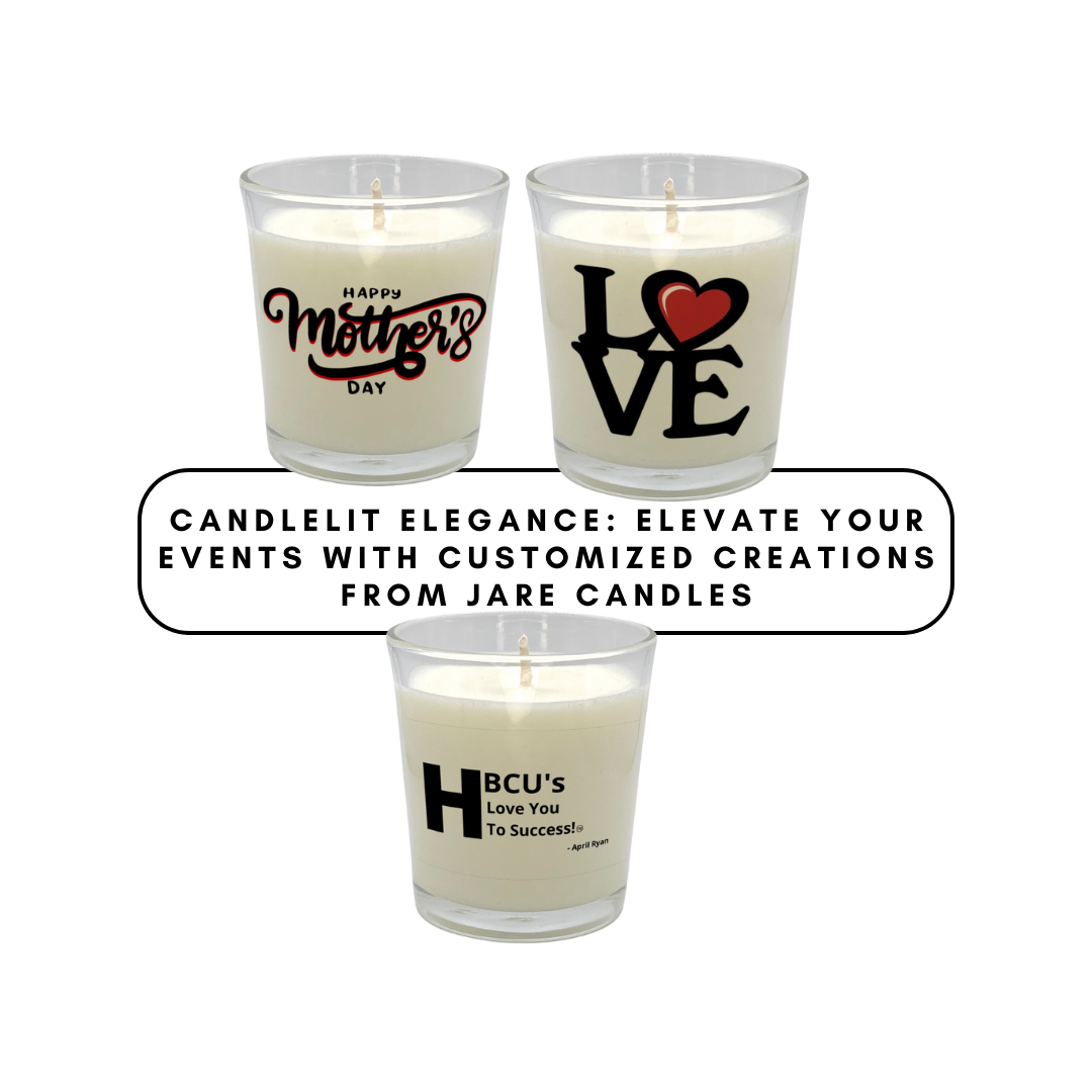 Candlelit Elegance: Elevate Your Events with Customized Creations from JARE Candles