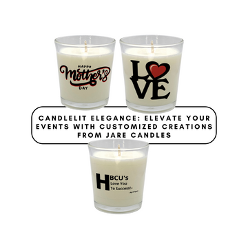 Candlelit Elegance: Elevate Your Events with Customized Creations from JARE Candles