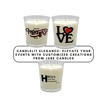 Candlelit Elegance: Elevate Your Events with Customized Creations from JARE Candles - JARE CANDLES