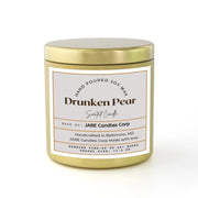 Drunken Pear Rich Brandy, Cinnamon Stick - Soy Wax Scented Candle