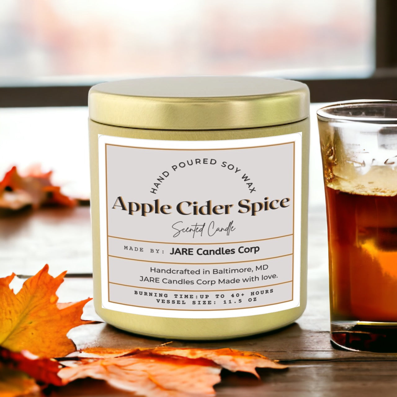 Apple Cider Spice - Soy Wax Scented Candle