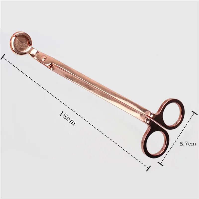 3PCS Wick Trimmer Home Care Modern Candle Tool Set Tray Rustproof Lovers Gift Snuffer Stainless Steel Portable Accessories - JARE CANDLES
