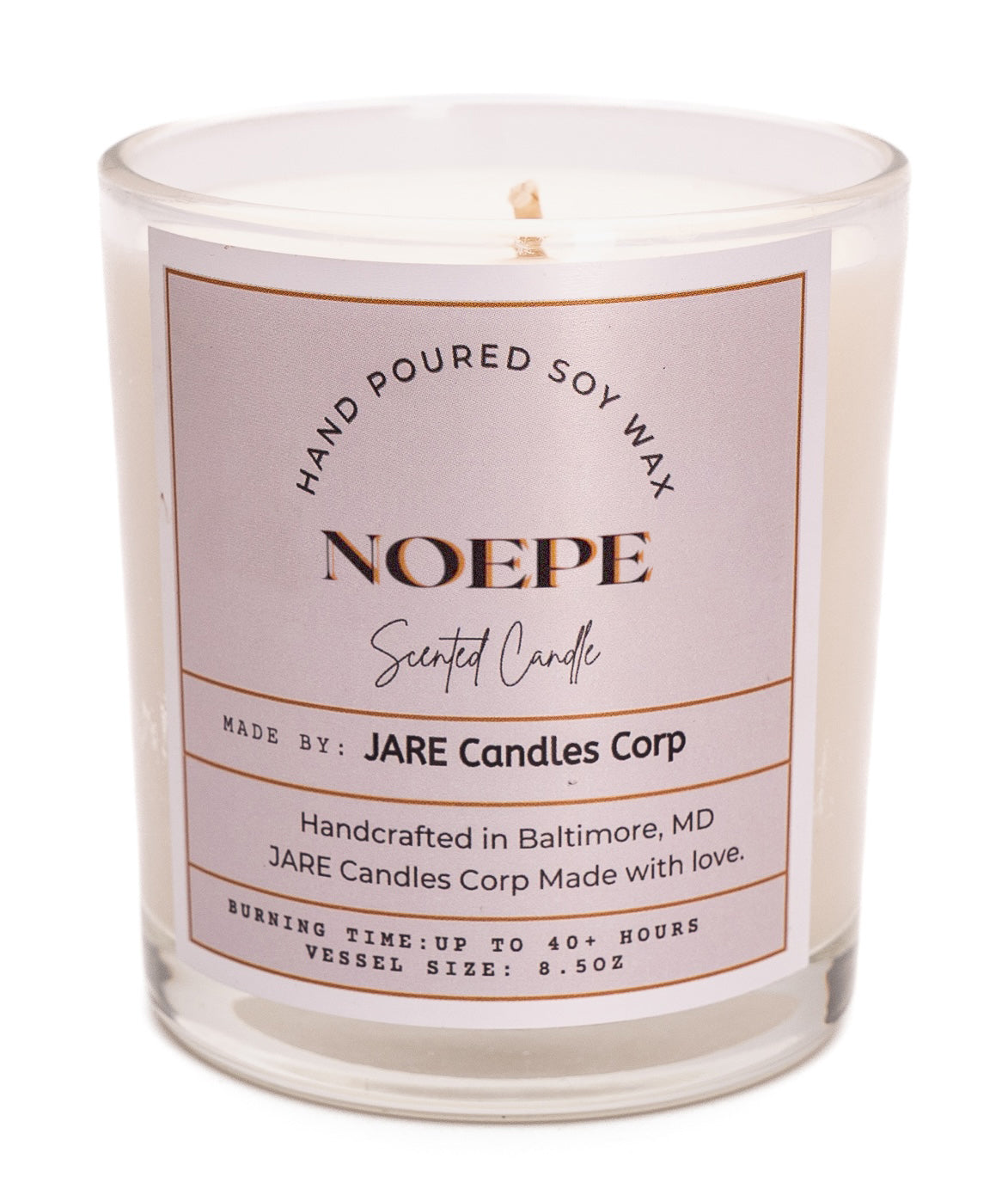 NOEPE - Coastal Jasmine, Driftwood - Soy Wax Scented Candle