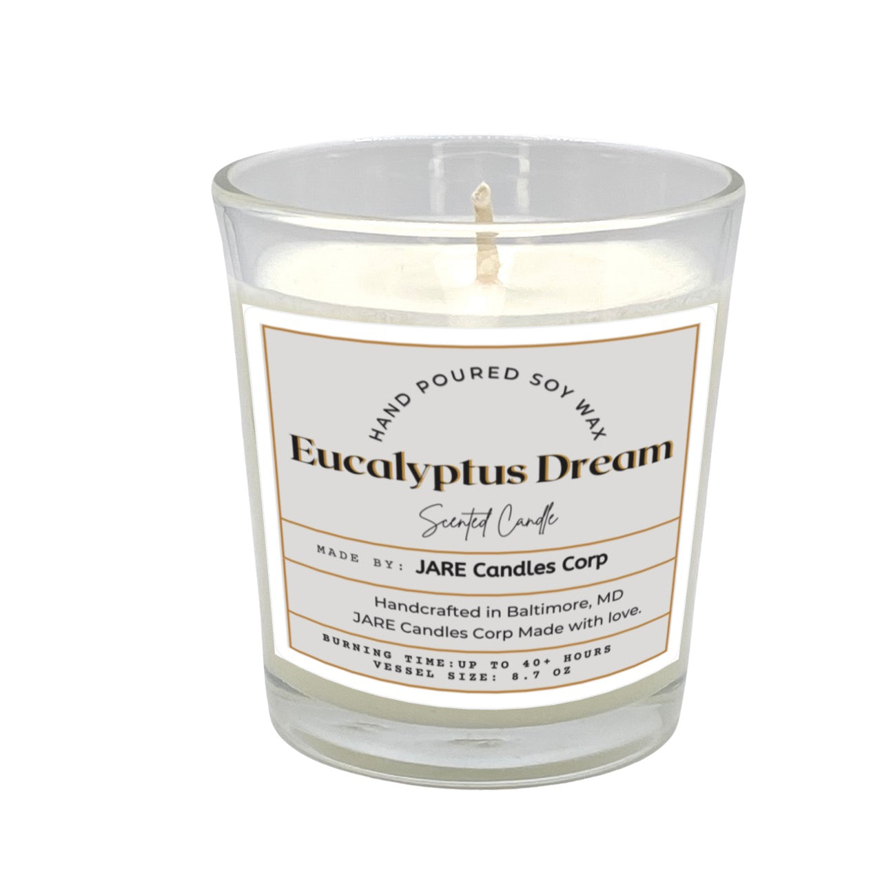 Eucalyptus Dream Red Currant, Spearmint - Soy Wax Scented Candle