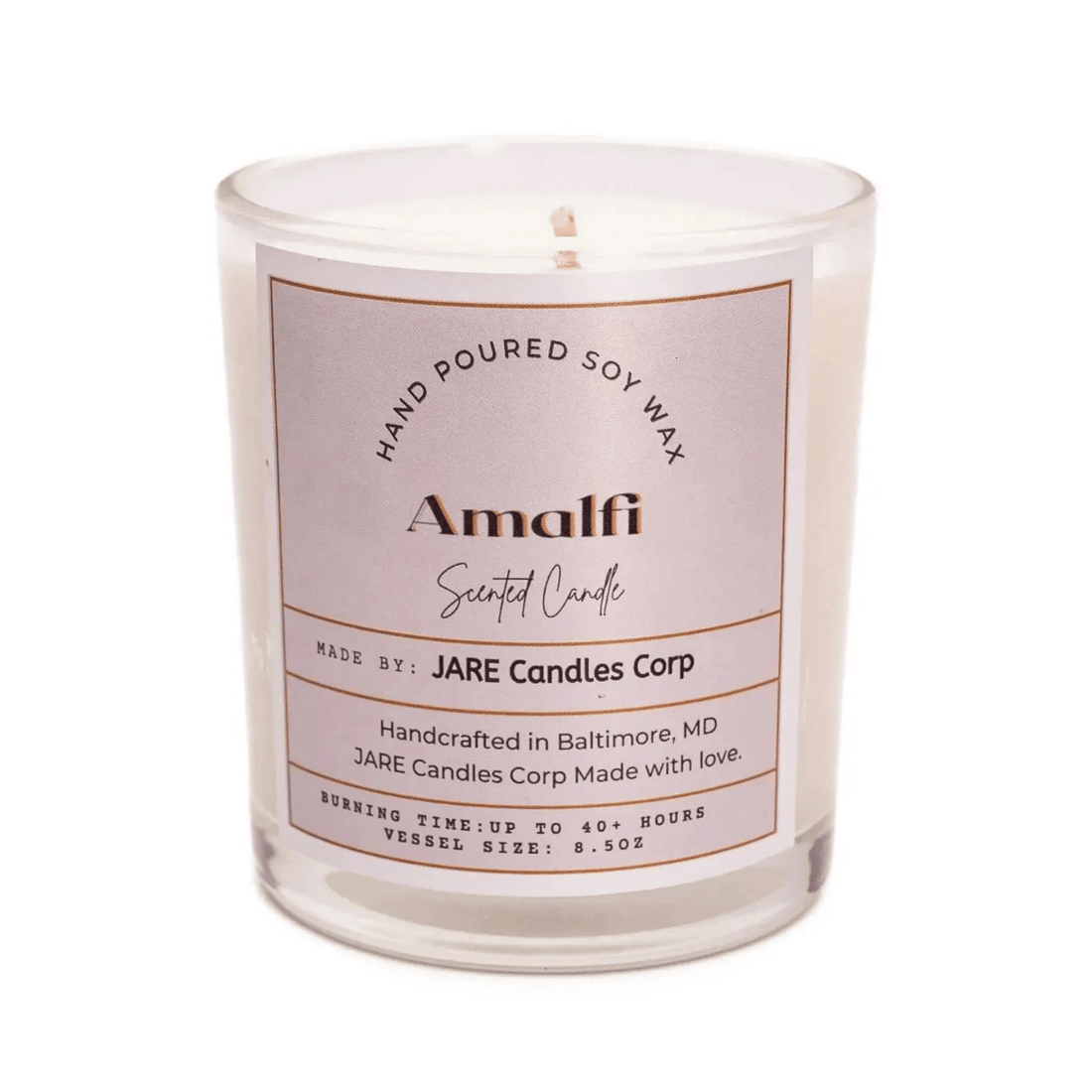 Amalfi - Coast Citrus Basil - Soy Wax Scented Candle