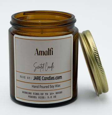 Amalfi - Coast Citrus Basil - Soy Wax Scented Candle