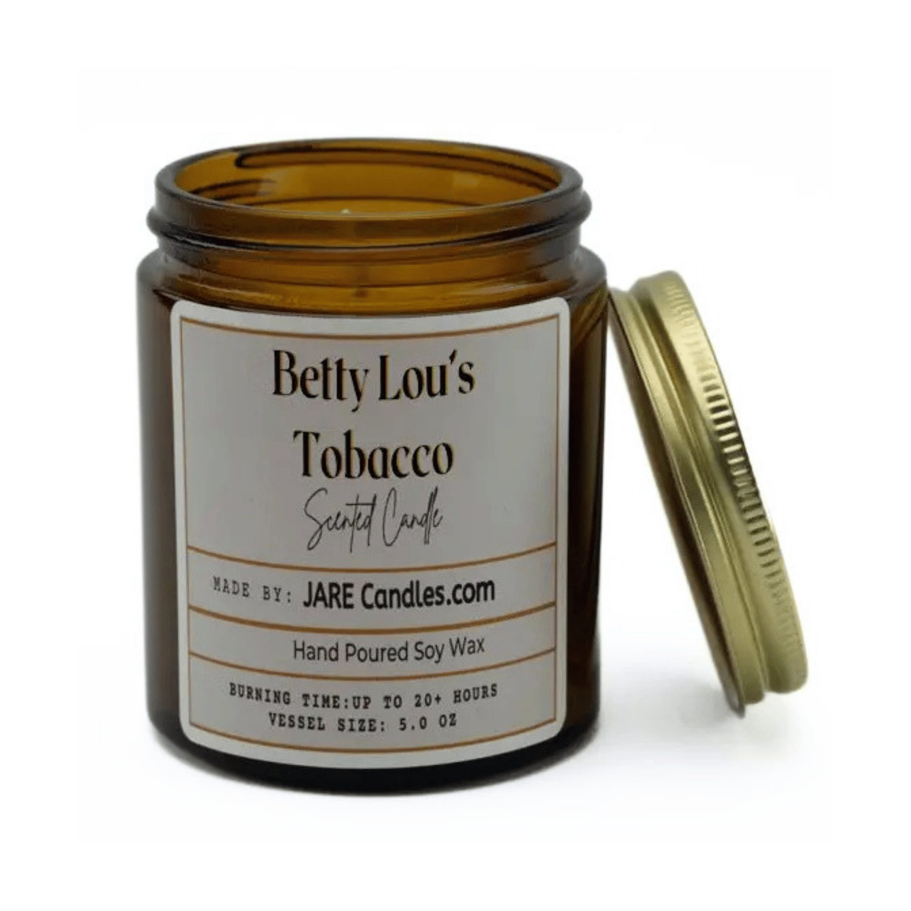 Betty Lou's Tobacco - Sage & Amaretto Soy Wax Candle