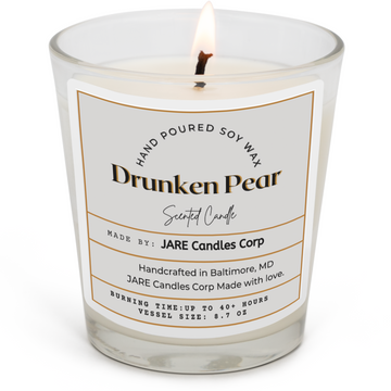 Drunken Pear - Spiced Pear, Crisp Apple - Soy Wax Scented Candle