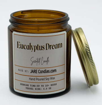 Eucalyptus Dream Red Currant, Spearmint - Soy Wax Scented Candle