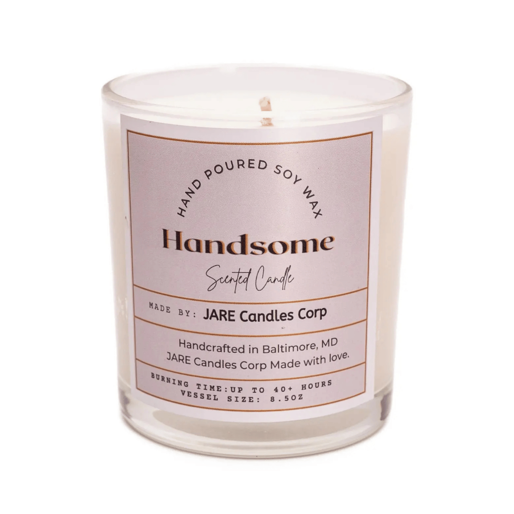 Handsome - Leather Soy Wax Candle