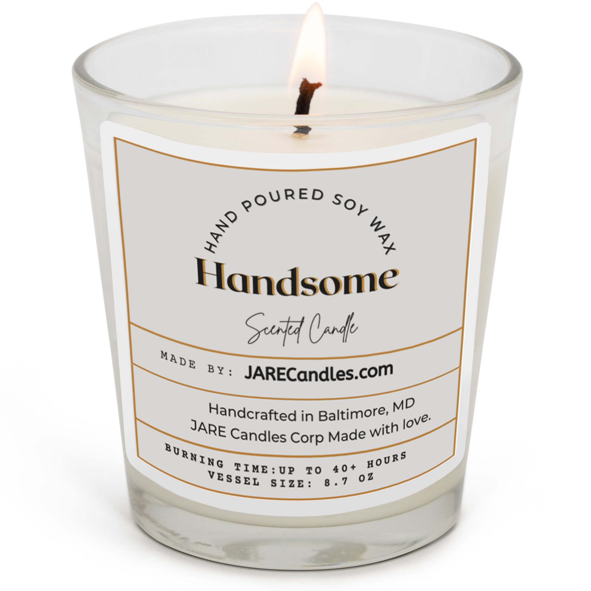 Handsome - Cedarwood, Spicy Clove - Soy Wax Scented Candle