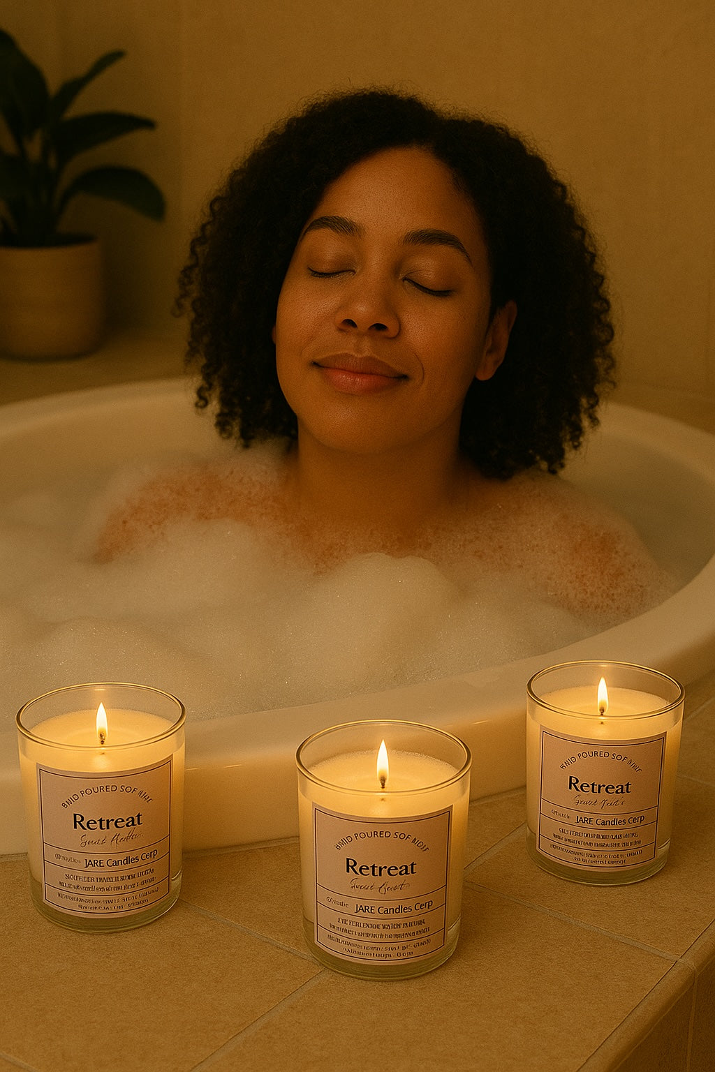 Retreat - Lemongrass, Patchouli, & Lime - Soy Wax Scented Candle