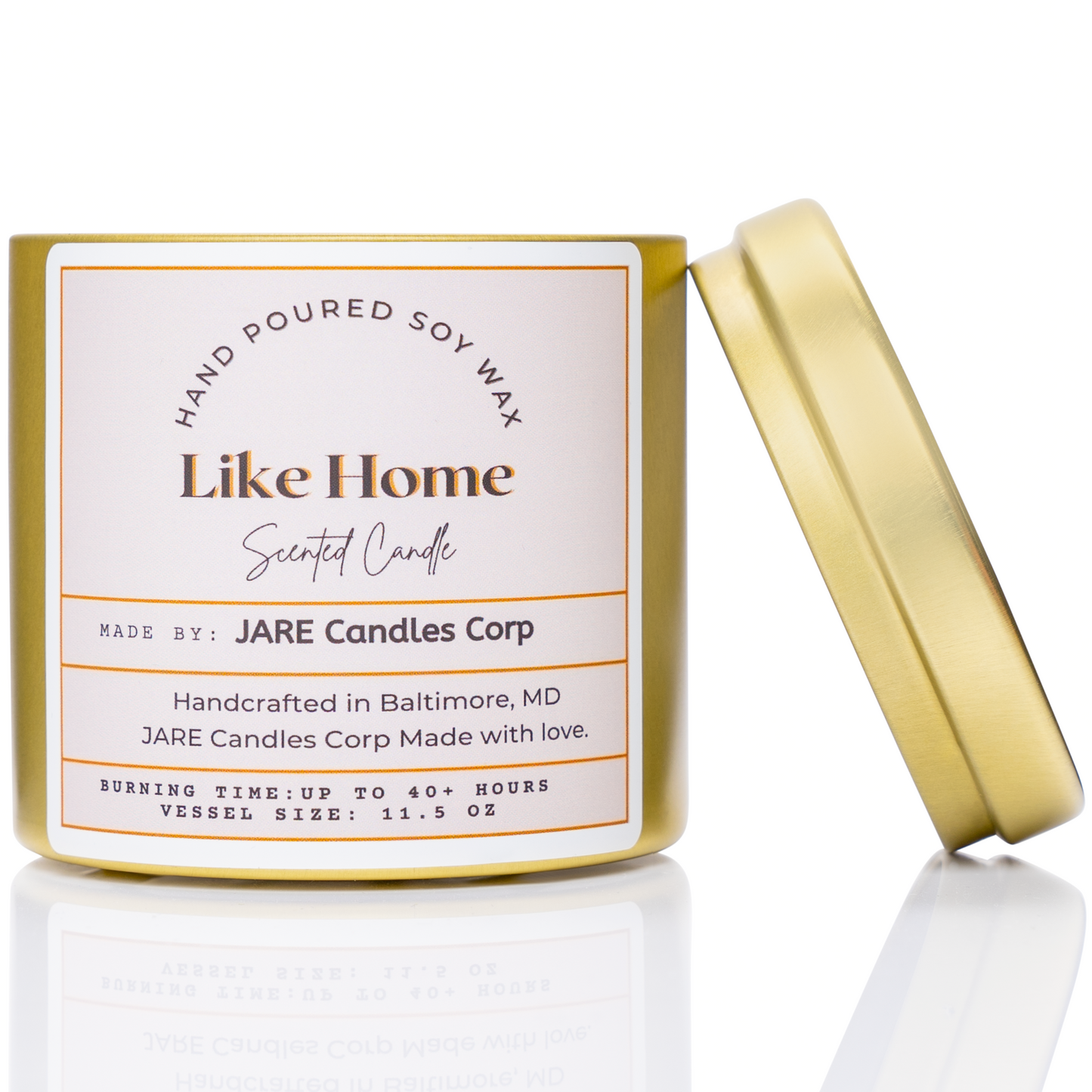 Like Home Soft Jasmine, White Lily - Soy Wax Scented Candle