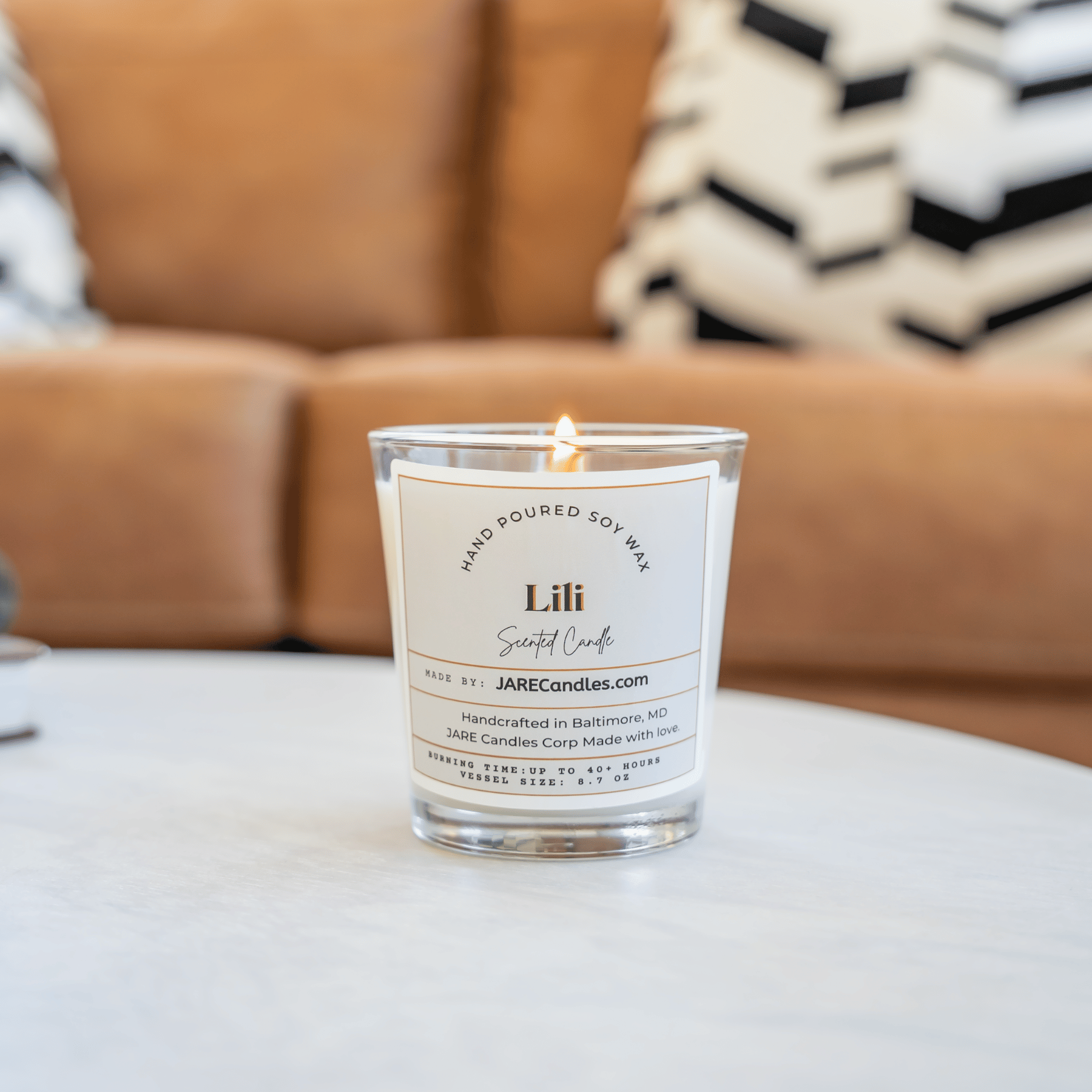 Lili - Coconut Jasmine Soy Wax Candle
