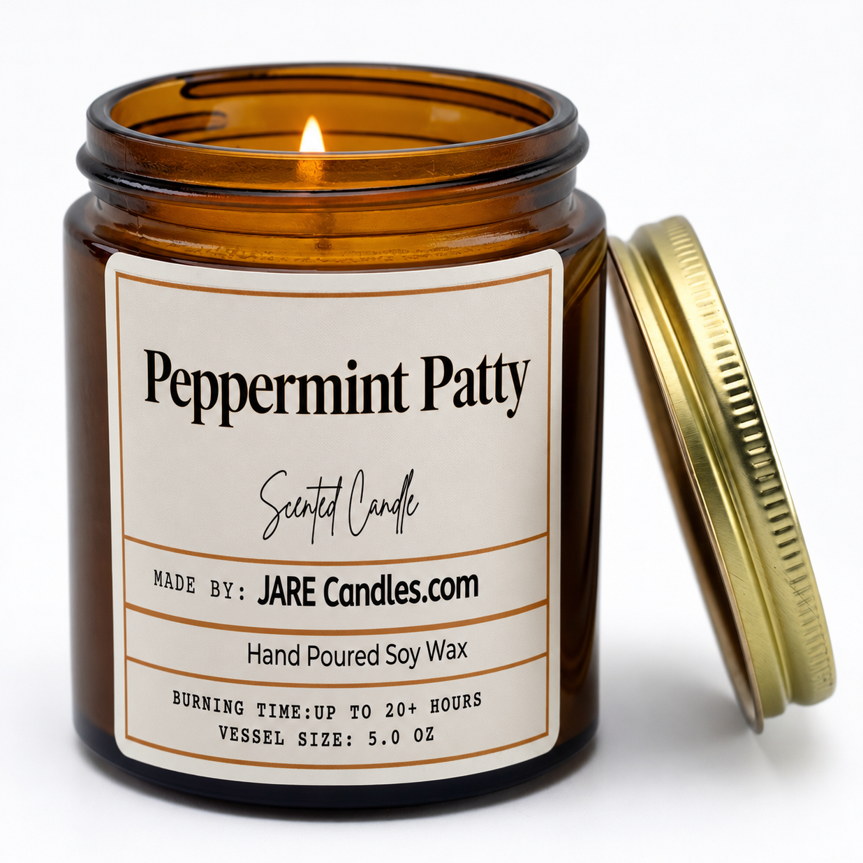 Peppermint Patty - Mint Chocolate Soy Wax Candle