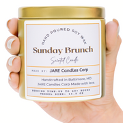 Sunday Brunch Champagne and Citrus - Soy Wax Scented Candle