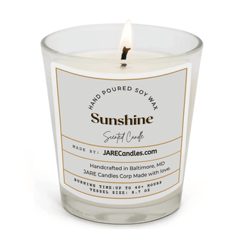 Sunshine Soy Wax Candle – Bergamot & Grapefruit