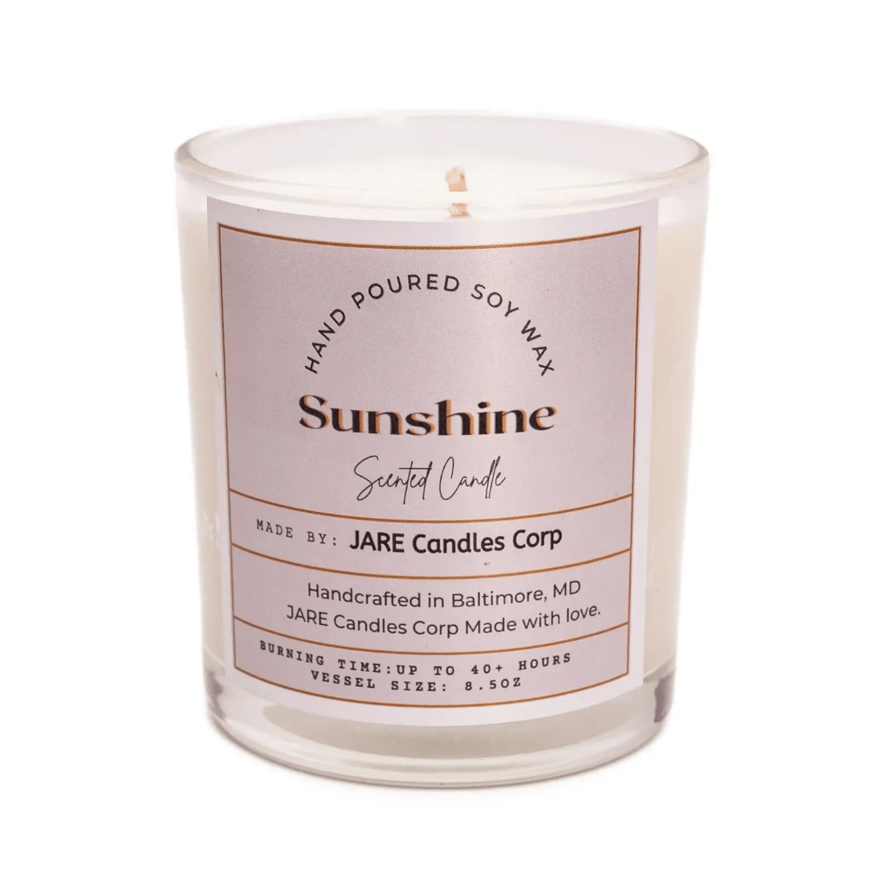 Sunshine – Bergamot & Grapefruit Soy Wax Candle