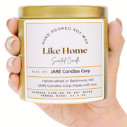 Like Home Soft Jasmine, White Lily - Soy Wax Scented Candle