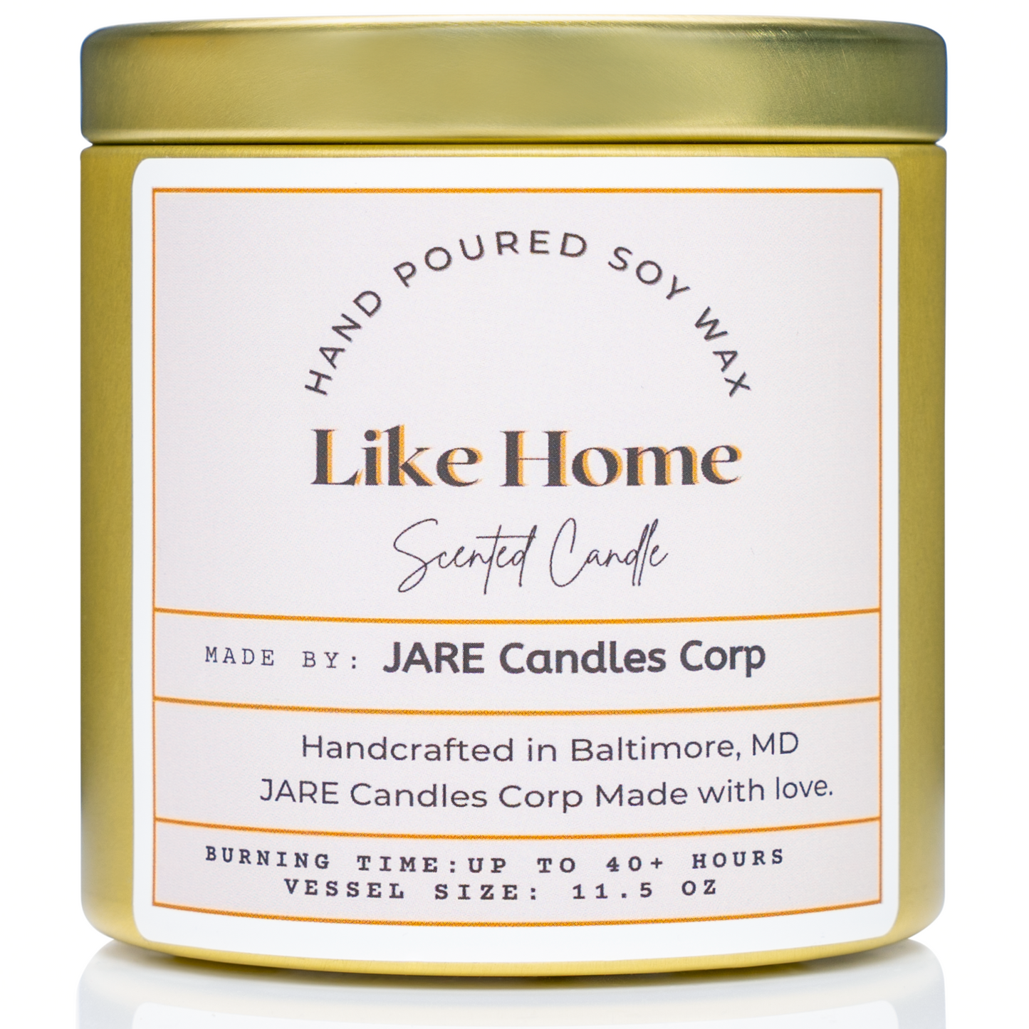 Like Home Soft Jasmine, White Lily - Soy Wax Scented Candle