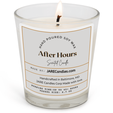 After Hours - Bright Citrus, Tart Cranberry - Soy Wax Scented Candle - JARE CANDLES