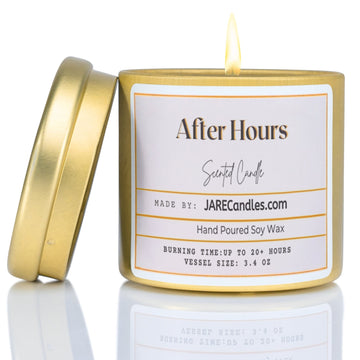After Hours - Bright Citrus, Tart Cranberry - Soy Wax Scented Candle - JARE CANDLES