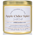 Apple Cider Spice - Cinnamon, Clove, Nutmeg - Soy Wax Scented Candle - JARE CANDLES
