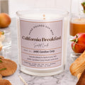 California Breakfast Juicy Orange, Sweet Pineapple - Soy Wax Scented Candle - JARE CANDLES