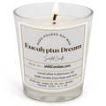 Eucalyptus Dream - Fresh Eucalyptus, Zesty Lime - Soy Wax Scented Candle - JARE CANDLES