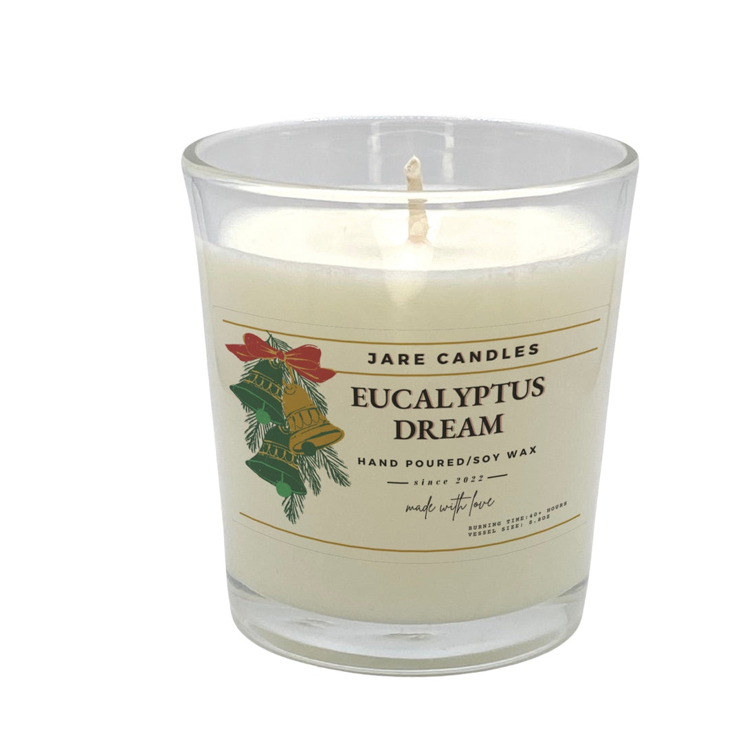 Eucalyptus Dream Holiday Candle - JARE CANDLES
