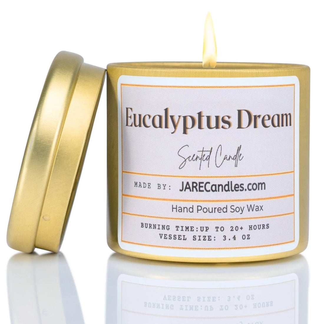 Eucalyptus Dream Red Currant, Spearmint - Soy Wax Scented Candle - JARE CANDLES
