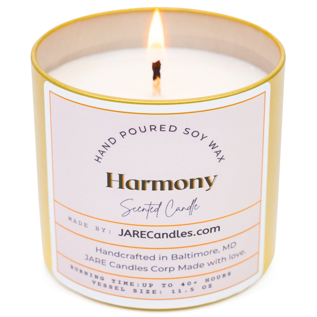 Harmony - Cinnamon & Citrus - Soy Wax Scented Candle - JARE CANDLES