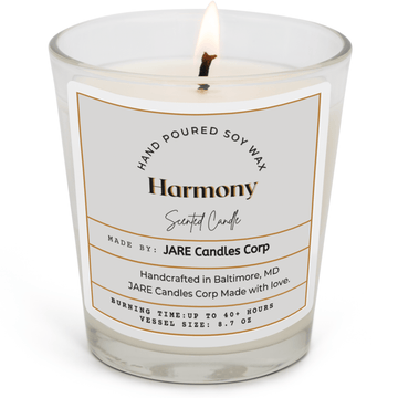 Harmony - Cinnamon & Citrus - Soy Wax Scented Candle - JARE CANDLES