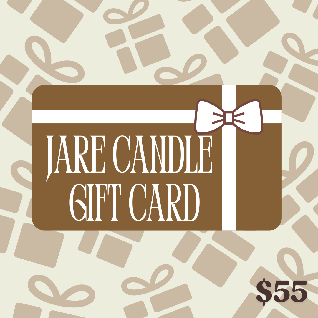 JARE Candles Gift Card – A Peaceful Gift, Delivered Fast - JARE CANDLES