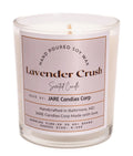 Lavender Crush Jasmine, Neroli, Banana - Soy Wax Scented Candle - JARE CANDLES