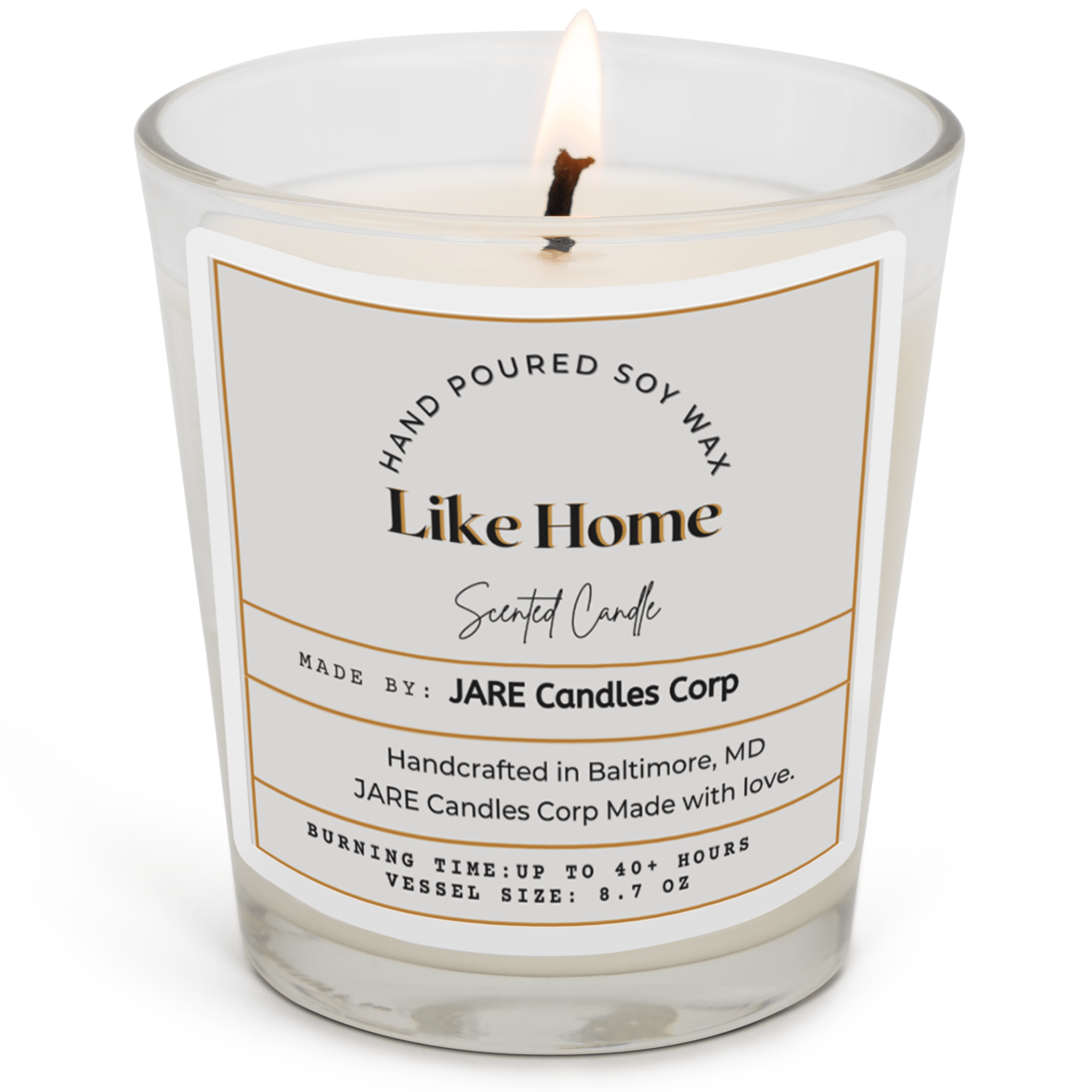 Like Home - Fresh Pine, Green Fir - Soy Wax Scented Candle - JARE CANDLES