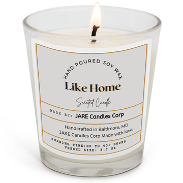 Like Home - Fresh Pine, Green Fir - Soy Wax Scented Candle - JARE CANDLES