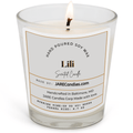Lili - Lush Gardenia, Tuberose - Soy Wax Scented Candle - JARE CANDLES