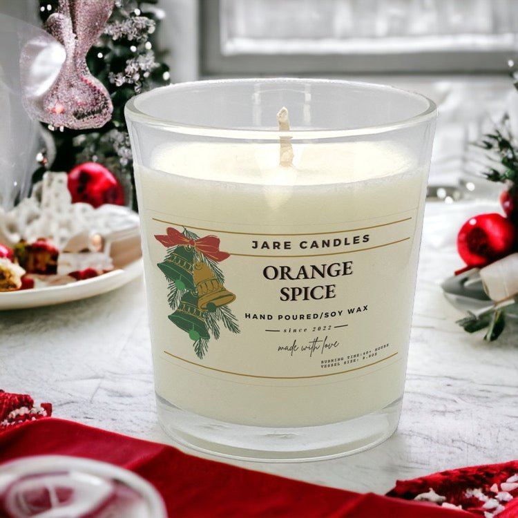 Orange Spice Holiday Candle - JARE CANDLES