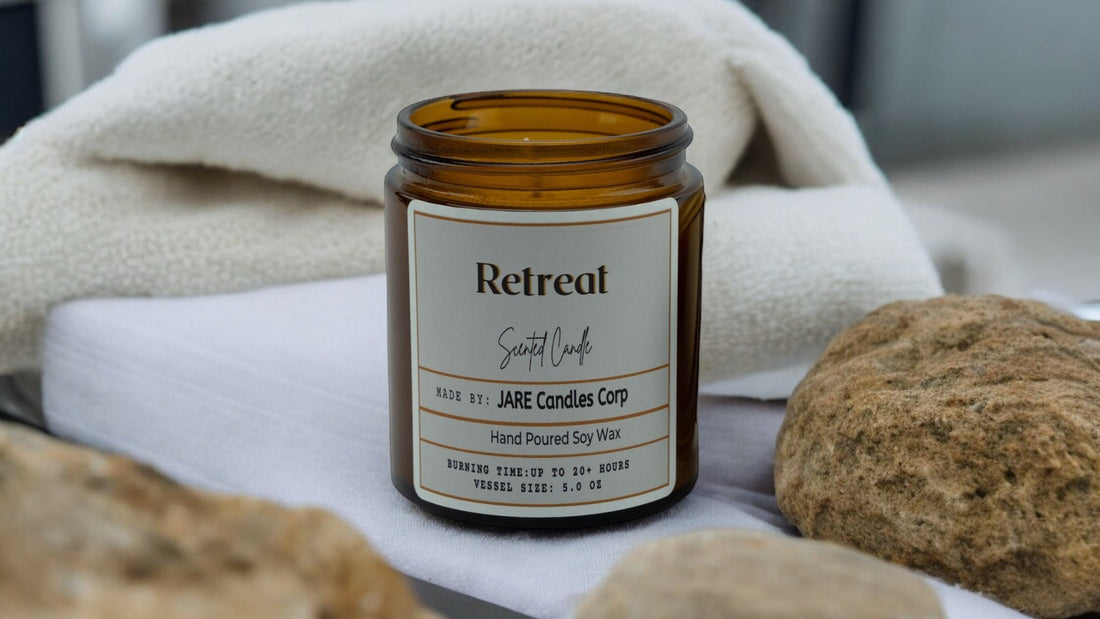 Retreat - Soy Wax Scented Candle - JARE CANDLES