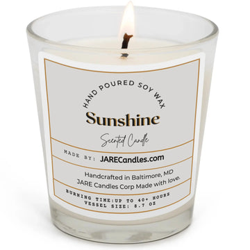 Sunshine Soy Wax Candle – Bergamot & Grapefruit